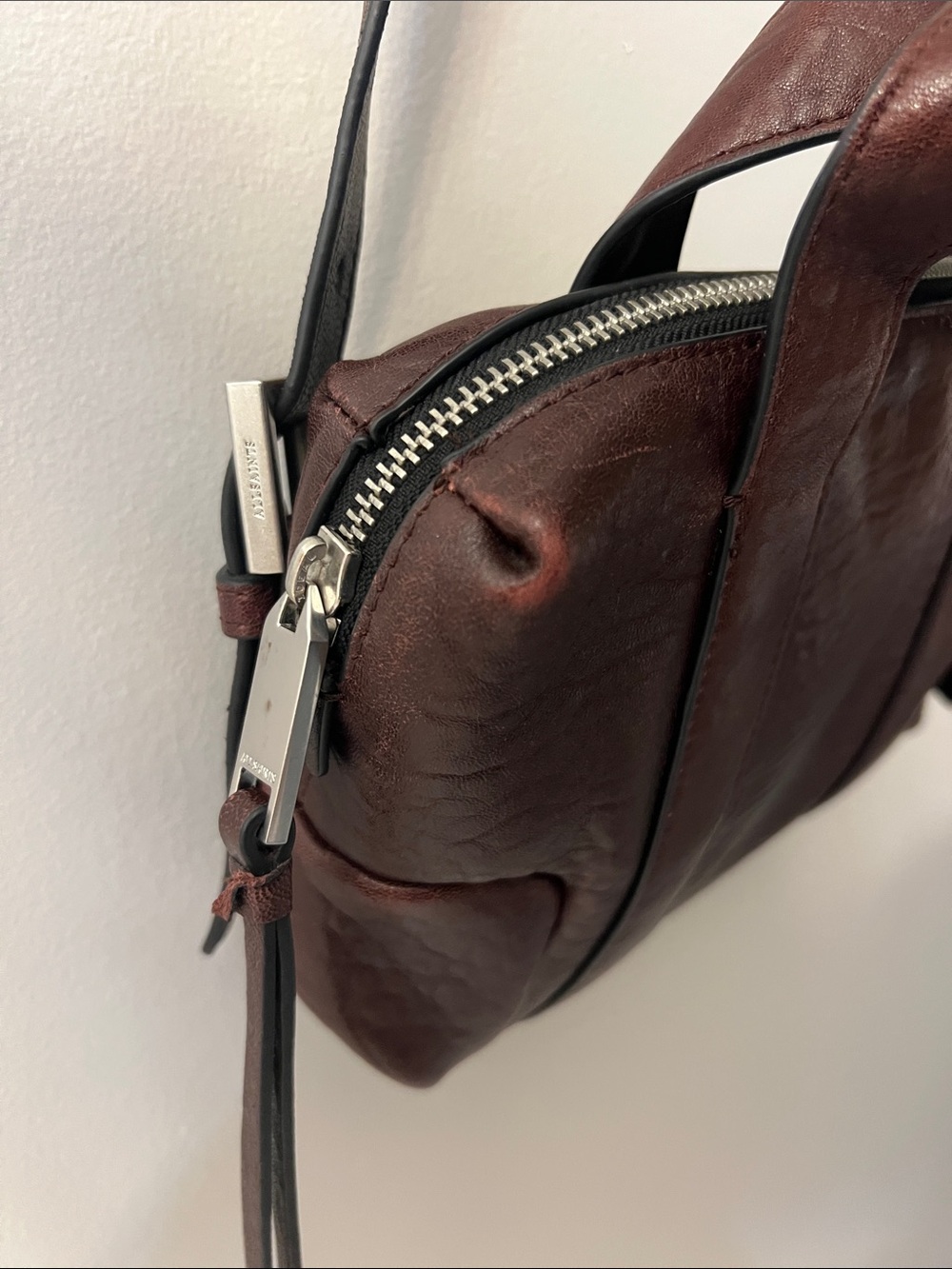 ALL SAINTS | Ares Compact Leather Cross Body - Picture 8 of 14
